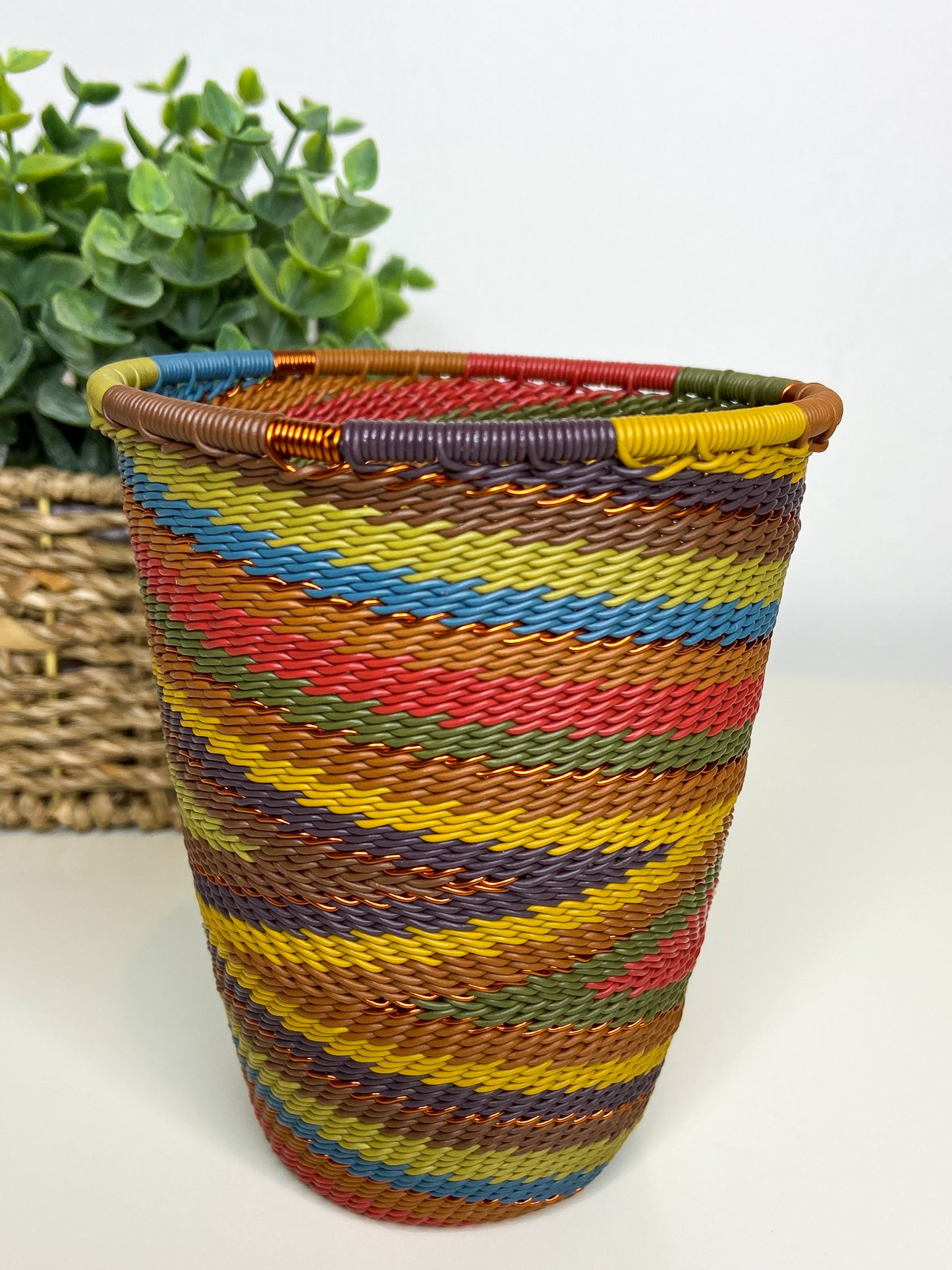 Telephone Wire Cup - Earthy Rainbow