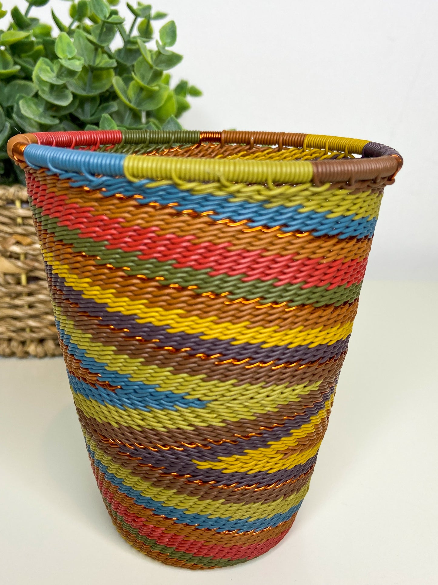 Telephone Wire Cup - Earthy Rainbow
