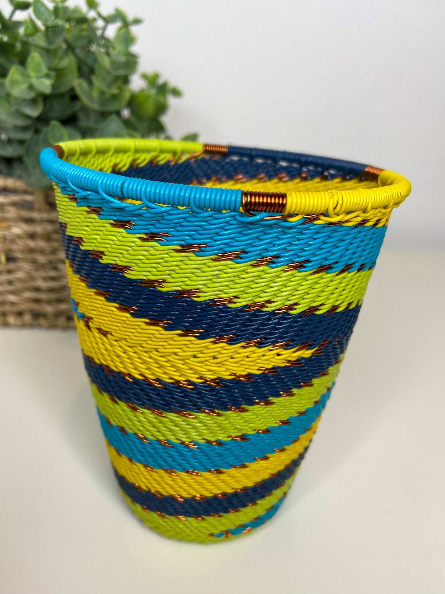Telephone Wire Cup - Bohemian Blue
