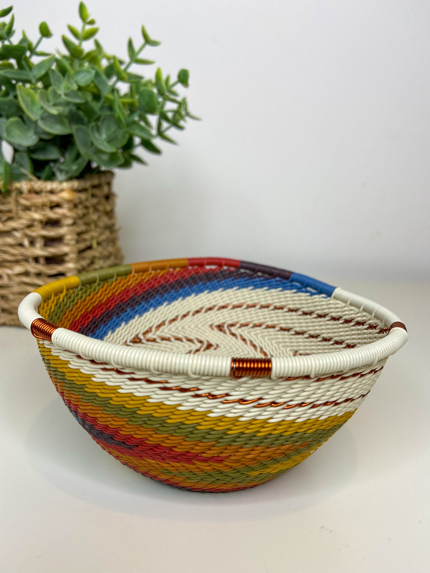 Small Triangle Bowl - Mountain Rainbow
