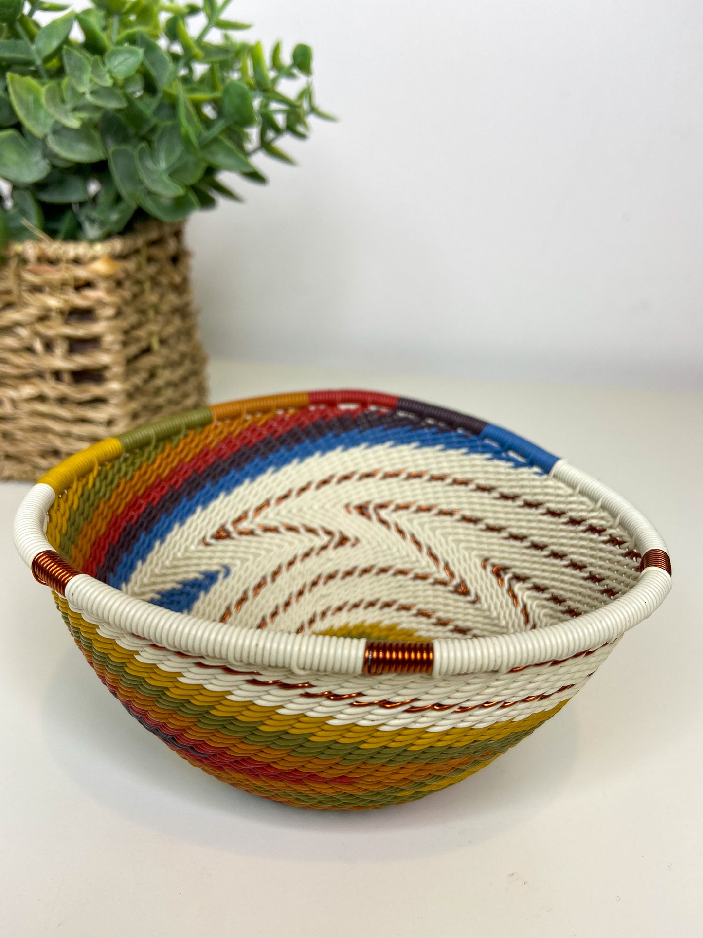 Small Triangle Bowl - Mountain Rainbow