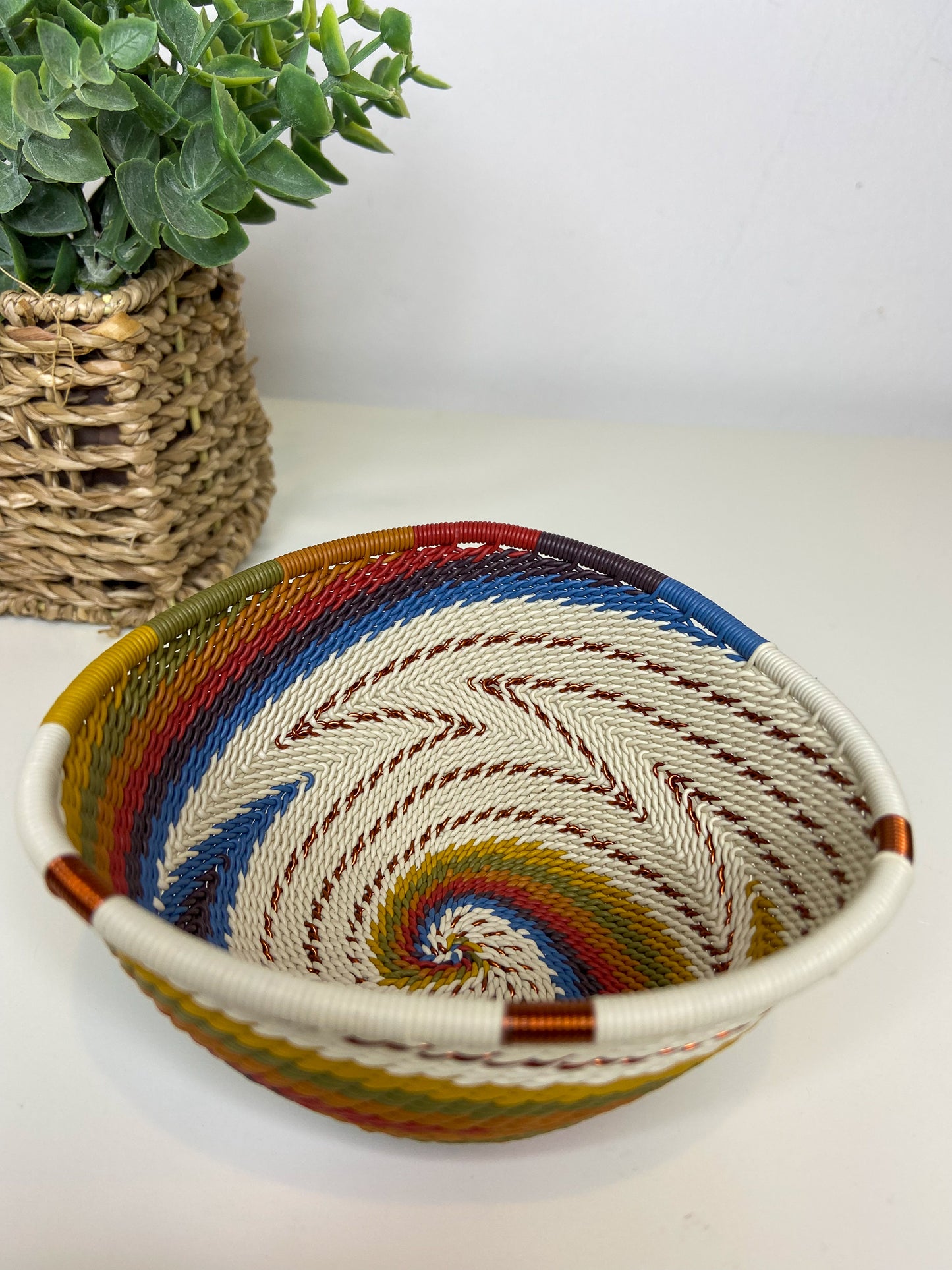 Small Triangle Bowl - Mountain Rainbow