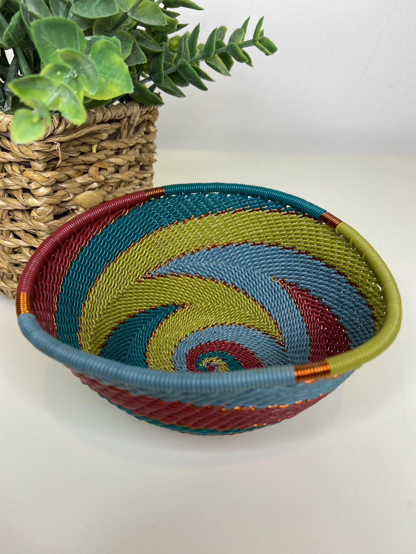 Small Triangle Bowl - Turaco