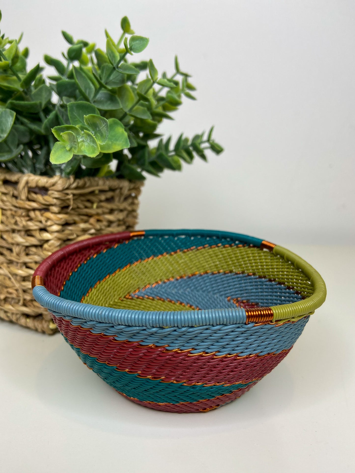 Small Triangle Bowl - Turaco