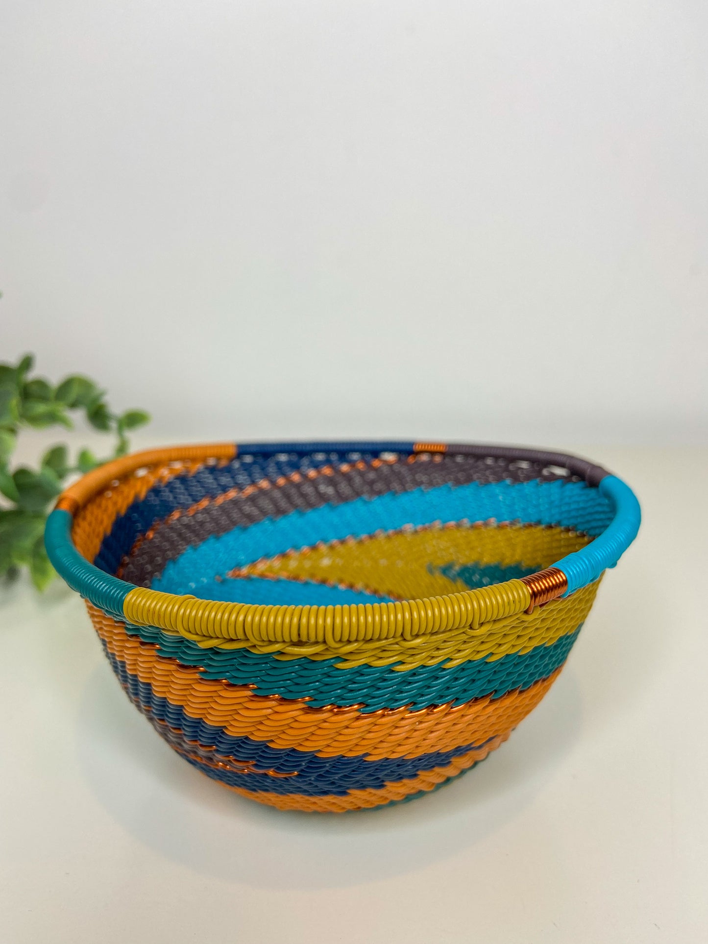 Small Triangle Bowl - Kingfisher