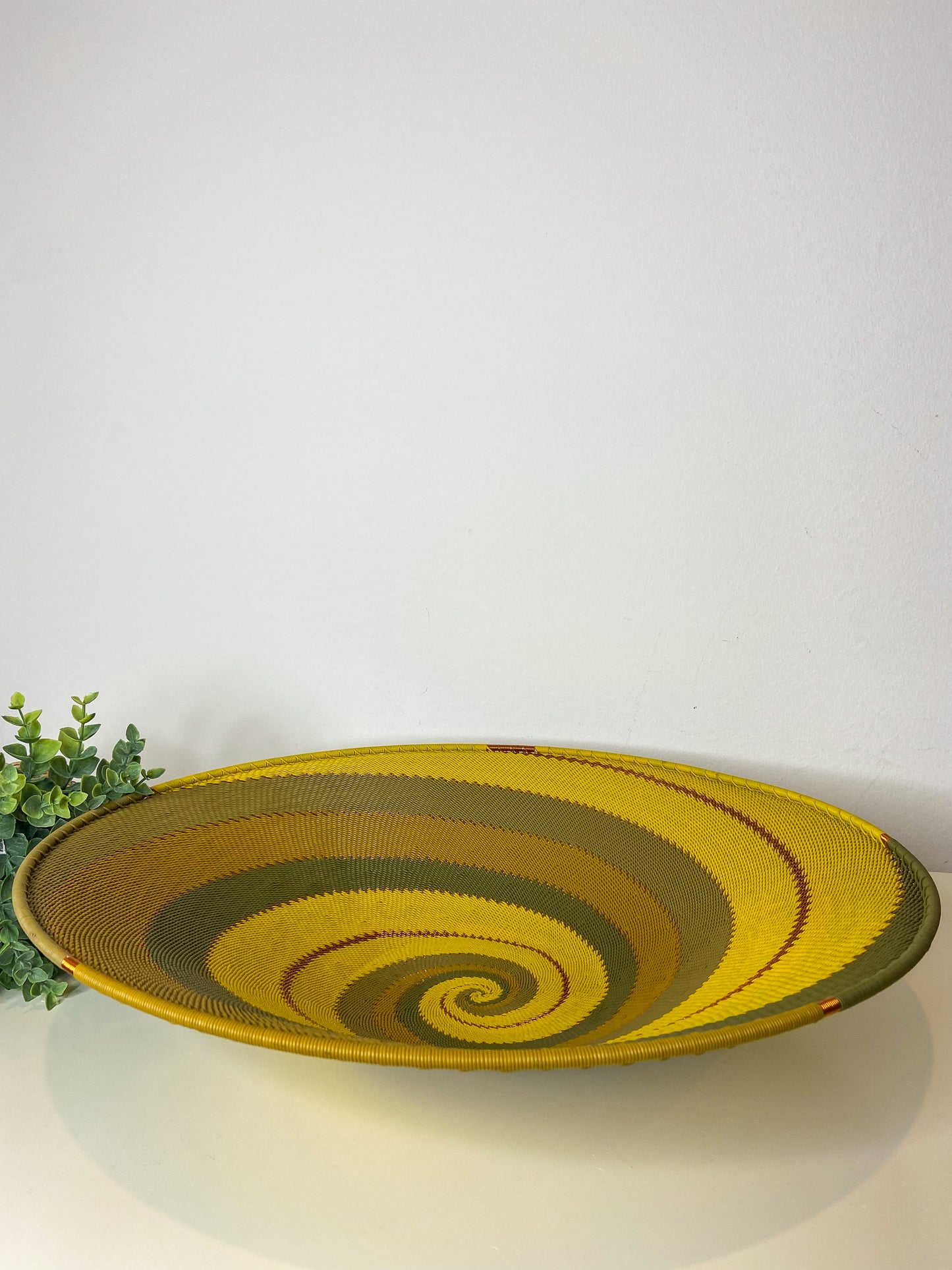 Extra Large Open V Telephone Wire Plate - African Grassveld