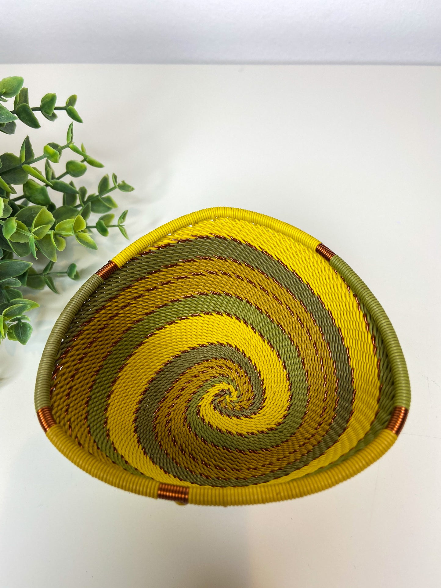 Small Triangle Bowl - African Grassveld