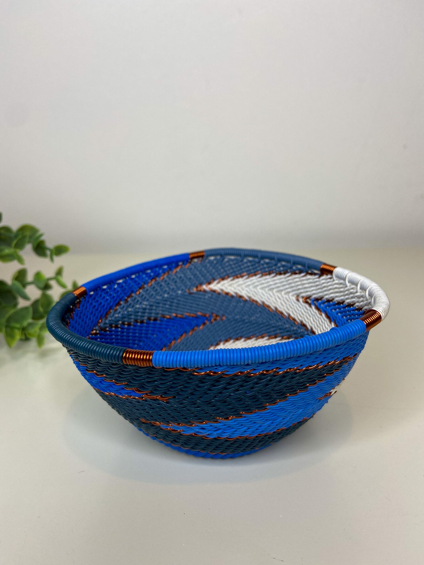 Small Triangle Bowl - African Sky