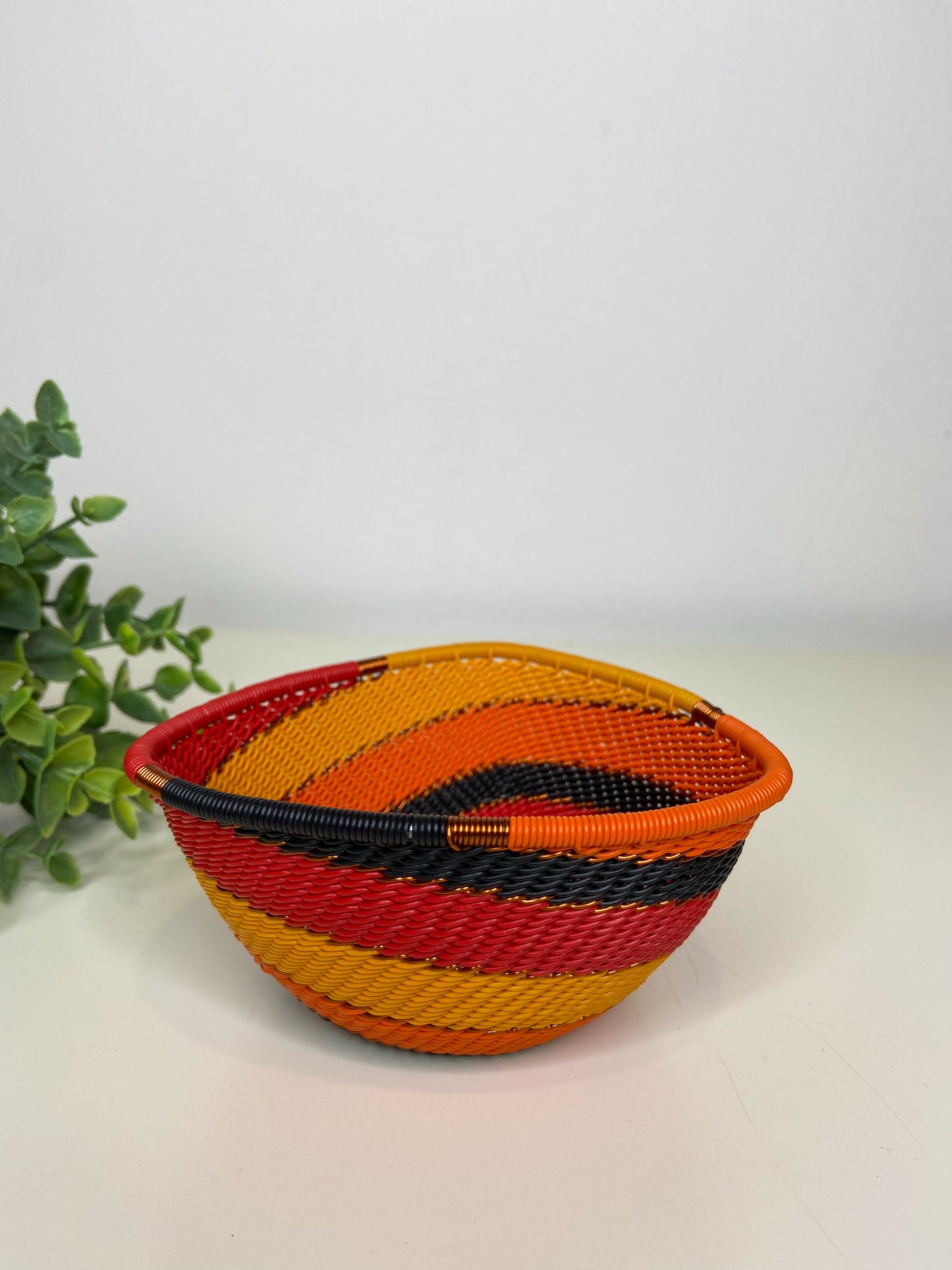 Small Triangle Bowl - African Fire
