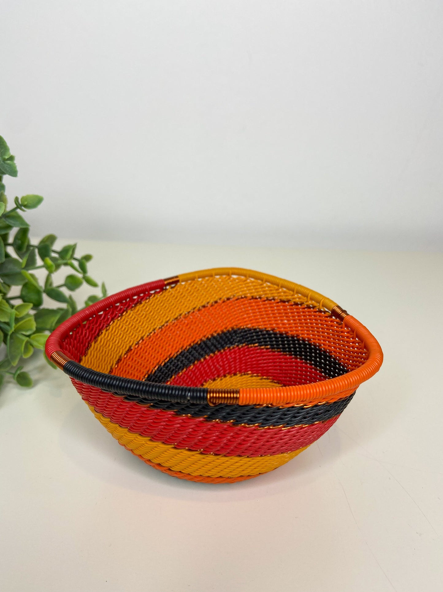Small Triangle Bowl - African Fire