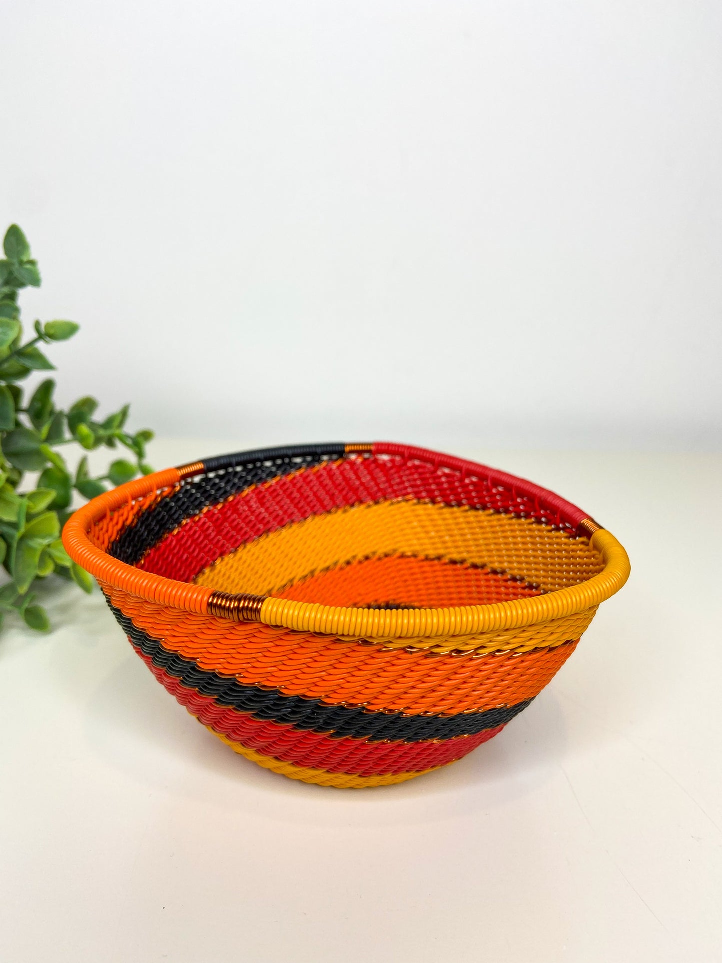Small Triangle Bowl - African Fire