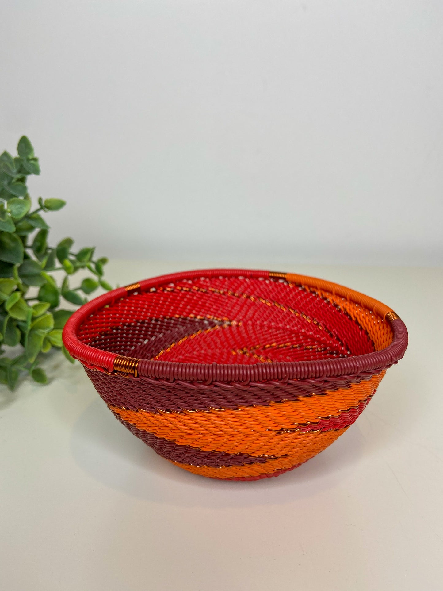 Small Triangle Bowl - African Ember
