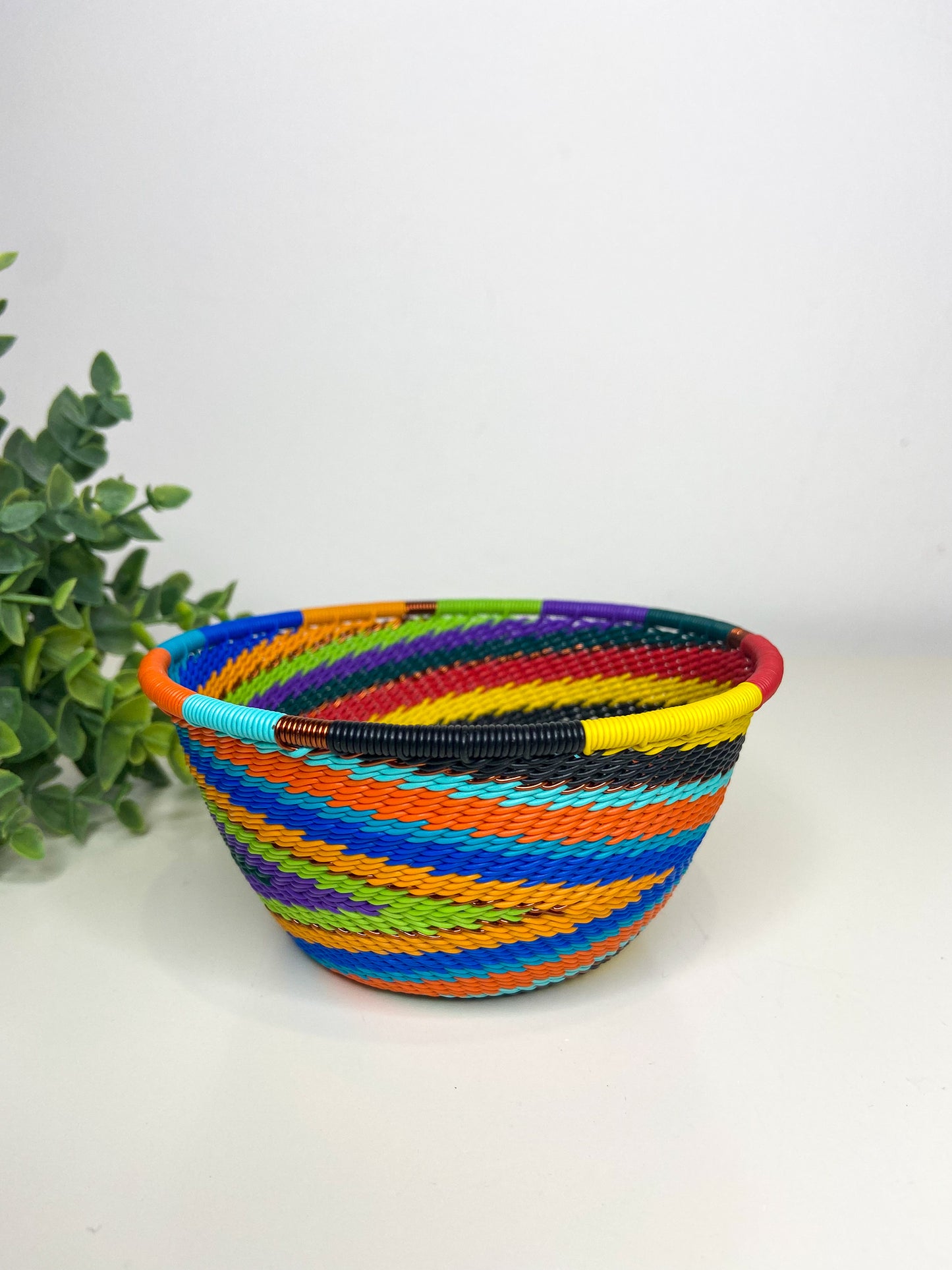 Small Deep Bowl - Full Rainbow