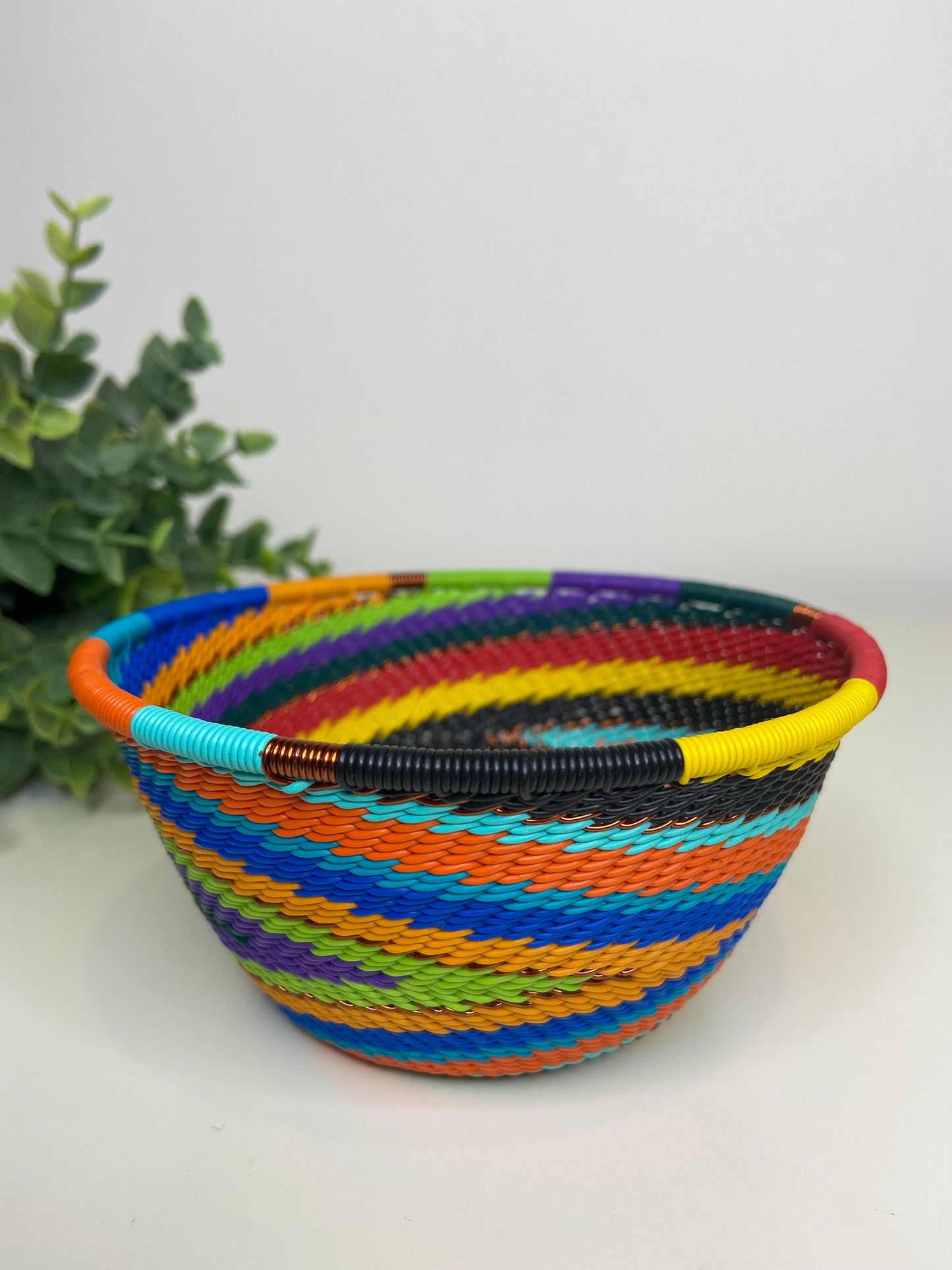Small Deep Bowl - Full Rainbow