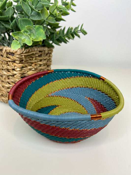 Small Triangle Bowl - Turaco