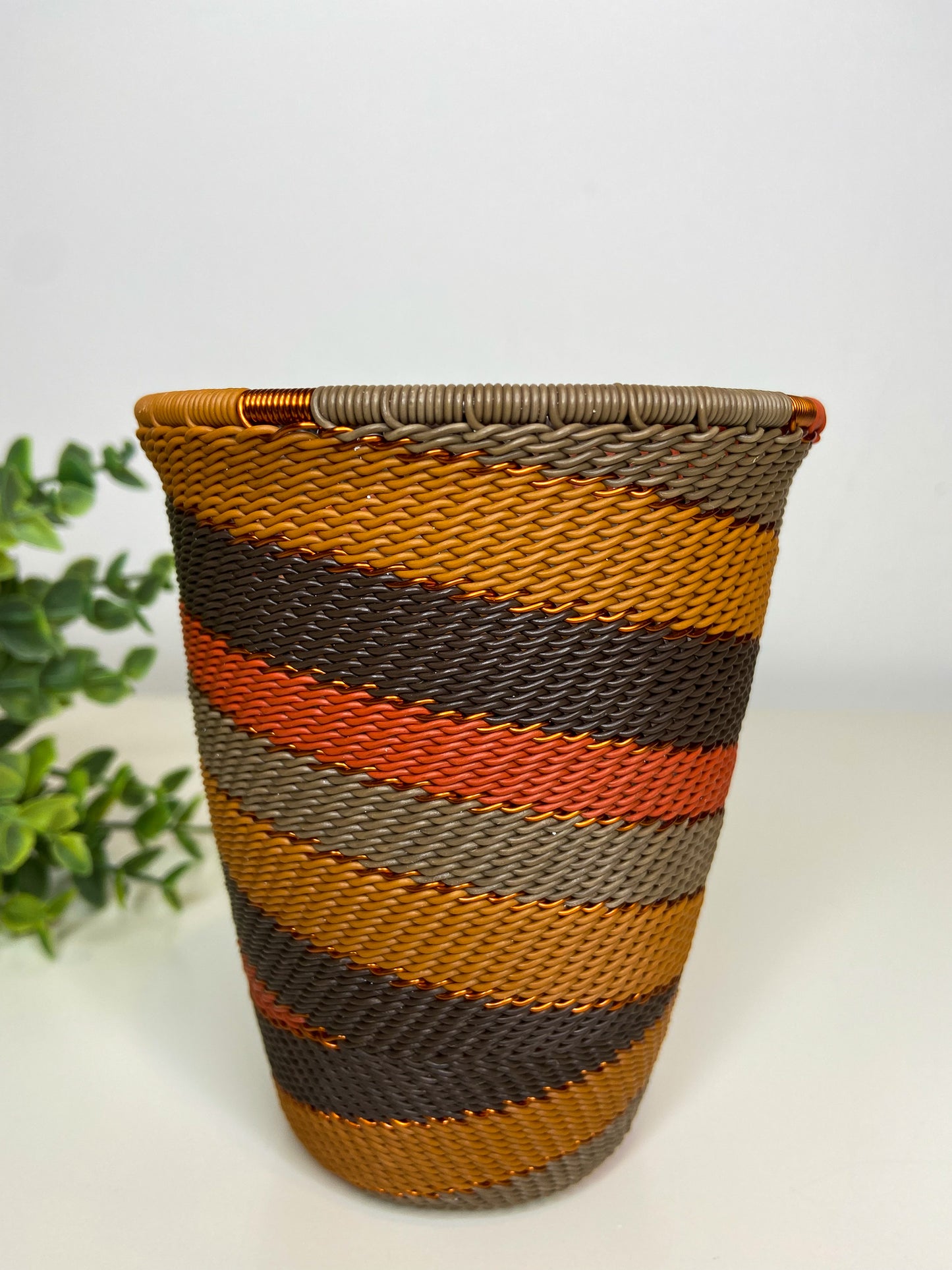 Telephone Wire Cup - African Clay