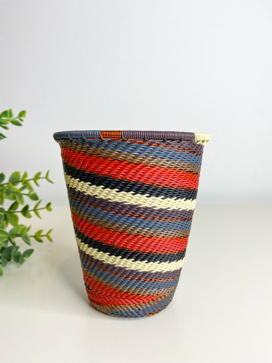 Telephone Wire Cup -  Red Pepper