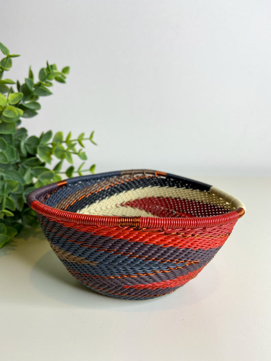 Small Triangle Bowl - Red Pepper